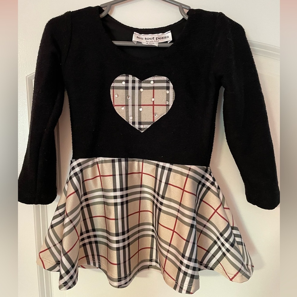 Boutique Plaid Baby Dress